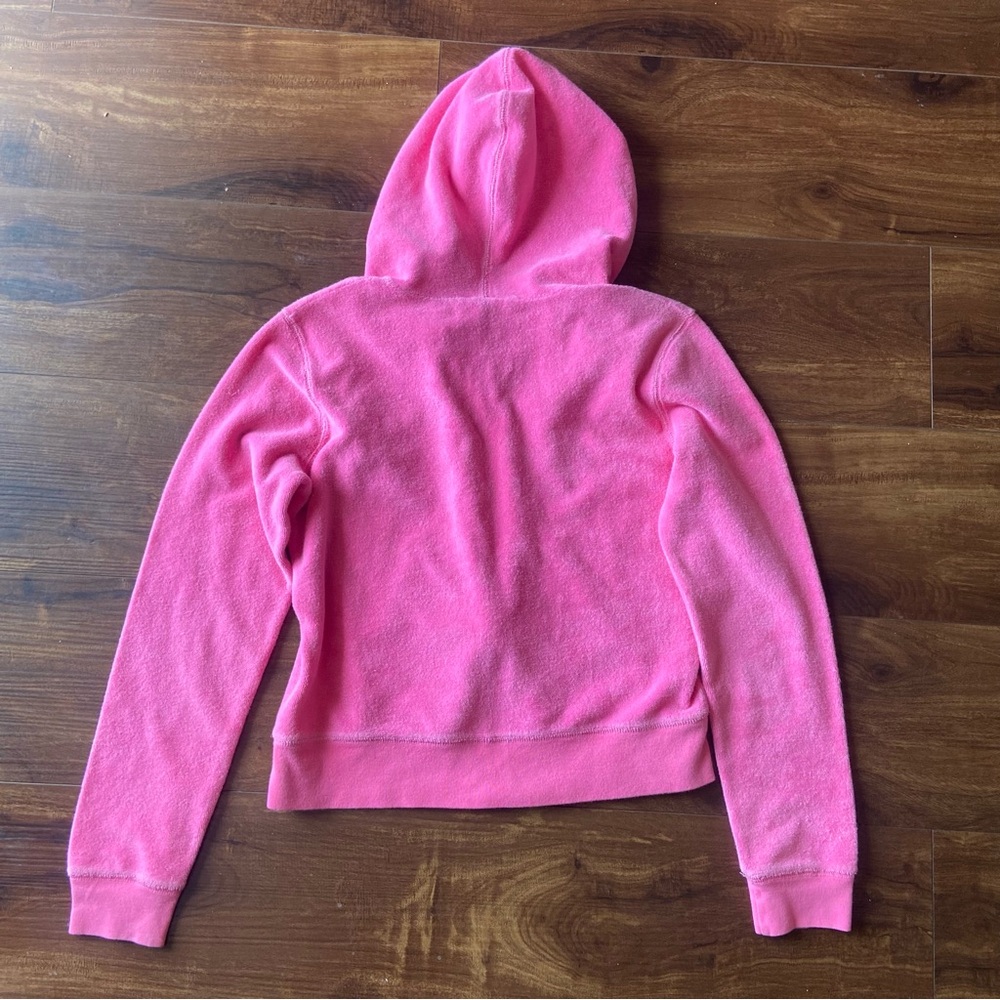Vintage 90’s Lilly Pulitzer Terry Cloth Hooded Jacket - Picture 6 of 6